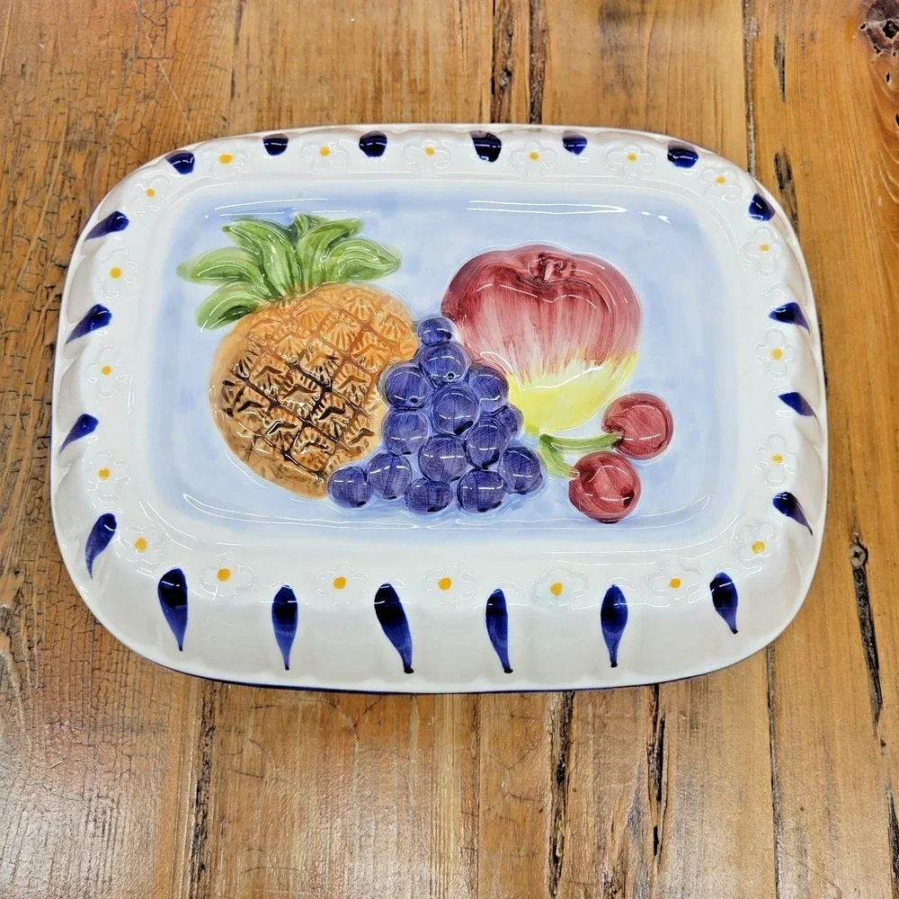 Vintage 1980 Sigma Taste Setter‎ Ceramic Mold Kitchen Wall Hanging Decor Fruit